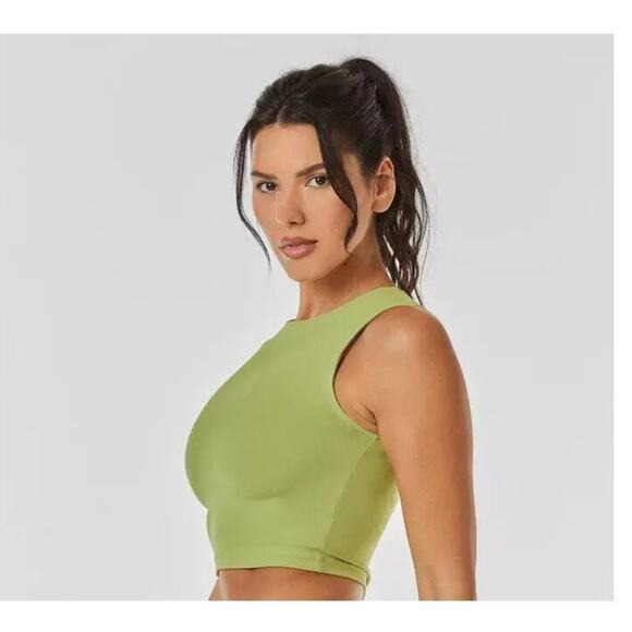 Noli Yoga Workout Limitless Brami Women's Muscle Tee Crop Top  (XL) - Picture 1 of 7